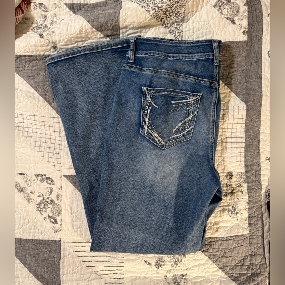 Maurices Women's Boot Cut Blue Jeans